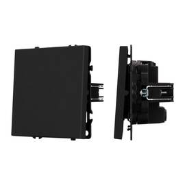 Механизм выключателя одноклавишный перекрёстный Arlight SWT-NOBE-MKX1-SFPL-BK (230V, 10A) 054249