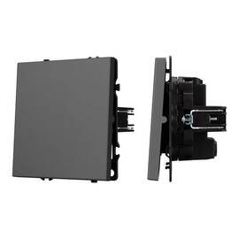 Механизм выключателя одноклавишный перекрёстный Arlight SWT-NOBE-MKX1-SFPL-GR (230V, 10A) 054251