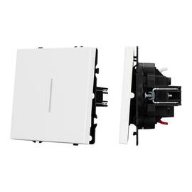Механизм выключателя одноклавишный проходной Arlight LED SWT-NOBE-MKP1-SFPL-L-WH (230V, 10A) 054236