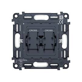 Механизм 2-клавишного перекрестного выключателя 10A-250V QUANT Ambrella Volt VM125