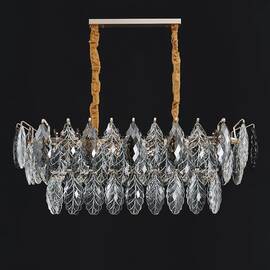 Подвесная люстра Delight Collection D8011P/L-800 gold/smoky