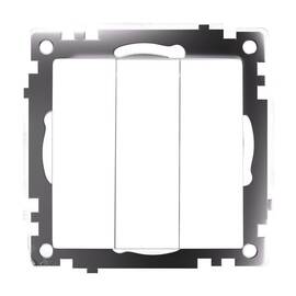 Выключатель трехклавишный Stekker GLS10-7108-01 Катрин 49171