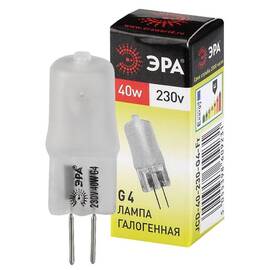 Лампа галогенная Эра G4 40W 3000K G4-JCD-40W-230V-FR C0039282