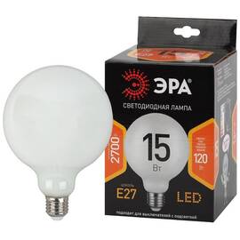 Лампа светодиодная Эра E27 15W 2700K F-LED G125-15w-827-E27 OPAL Б0047038
