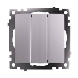 Выключатель трехклавишный Stekker GLS10-7108-03 Катрин 49173