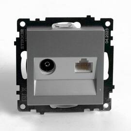 Розетка телевизионная 1-местная Stekker GLS00-7106-03 Катрин 49183