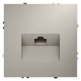 Розетка компьютерная встраиваемая VOLTUM S70 RJ45 кат.6, (кашемир)