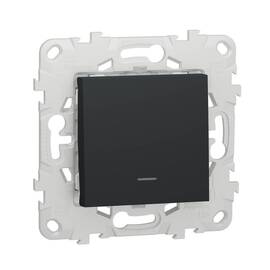 Переключатель одноклавишный с подсветкой Schneider Electric Unica New NU520354N
