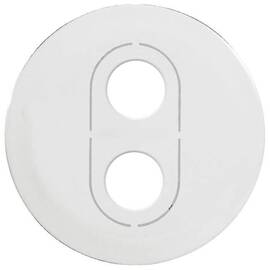 Лицевая панель Legrand Celiane розетки Banana белая 068231