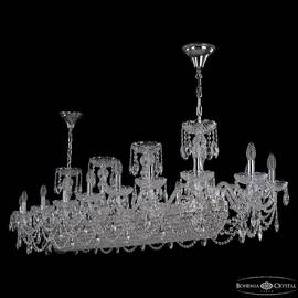 Подвесная люстра Bohemia Ivele Crystal 1453/18/195/1500 Ni