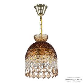 Подвесной светильник Bohemia Ivele Crystal 5478/22 G Amber/M-1F Leafs K721