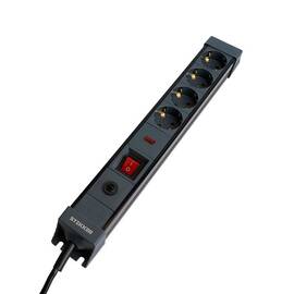 Сетевой фильтр 4-местный с/з Stekker Techno HM22-41-03 50157