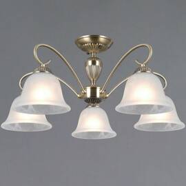 Люстра на штанге Illumico IL0696-5ASQ-25 AB AREZZO