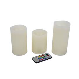 Набор свечей светодиодных Uniel ULD-F052 RGB RC CANDLE SET3 UL-00007259