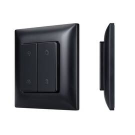Накладная кнопочная панель 2.4 ГГц Arlight SMART-RF-801-22-1G-DIM-SUF Black (3V, 2.4G) (IARL, IP20 П