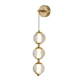 Бра Delight Collection OB2437 brass/clear