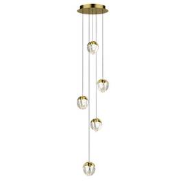 Подвесной светильник Delight Collection MD24001033-5A gold/clear