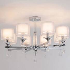 Люстра на штанге Illumico IL1354-8CPA-29 CR Romei