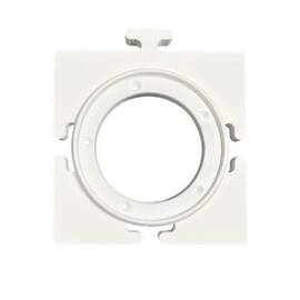 Платформа круг белая под светильник ZOOM 116х130х20мм EKS 0У-00003286