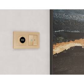 Комплект механизма терморегулятора с цифровым дисплеем с подсветкой и датчиком для теплого пола 16A