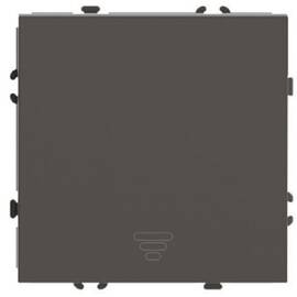 Выключатель 1-кл.самовозвр. (механизм) Stekker Эмили RSW10-5112-09 антрацит soft touch 50366