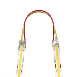 Комплект коннекторов Apeyron (2 клипсы с проводами) для светодиодленты 12/24В COB, ССТ IP20 подложка