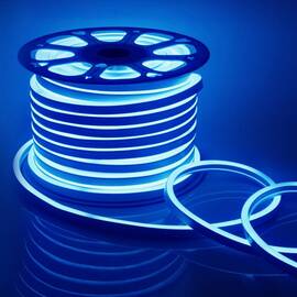 Светодиодный неон мини Apeyron 220В 5,5Вт/м smd2835 120д/м IP65 50м синий 17-35