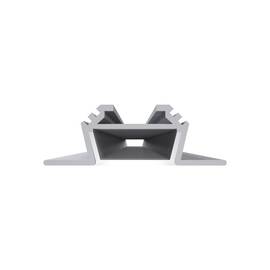 Профиль угловой накладной Apeyron ширина ленты до 10мм (рассеиватель, заглушки - 2шт) 08-07