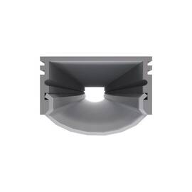 Профиль П-образный накладной Apeyron ширина ленты до 20мм (рассеиватель, заглушки - 2шт) 08-14