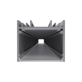 Профиль П-образный универсальный Apeyron ширина ленты до 25мм (рассеиватель, заглушки - 2шт) 08-23