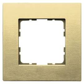 Рамка Jasmart G-Metal шампань 1-постовая G1001AG