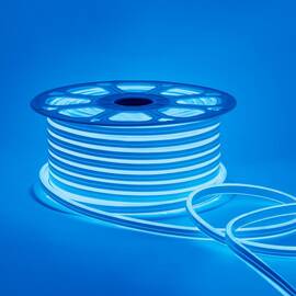 Светодиодный двусторонний неон Apeyron Стандарт 220В 2835 6Вт/м синий 50м IP65 17-24