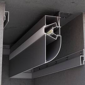 Алюминиевый профиль для натяжного потолка Apeyron 08-58