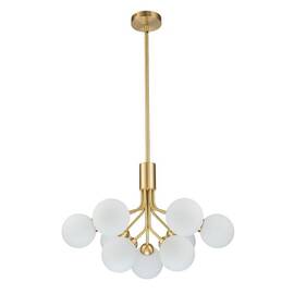 Подвесная люстра Belfast Bryson L-8130-6+3 BR GL