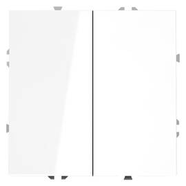 Проходной переключатель двухклавишный Voltum S70 VLS020301