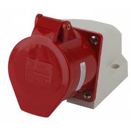 Розетка ЭРА R(OUT)-32-3P-PE-N-IP44 стационарная наружная 125 3Р+РЕ+N 32А 380В IP44 Б0032879