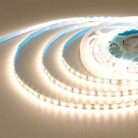 Светодиодная лента Apeyron 24В 2835 18Вт/м 3000K 5м IP20 00-444