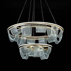 Подвесная люстра LED4U L7706-800-460 GD