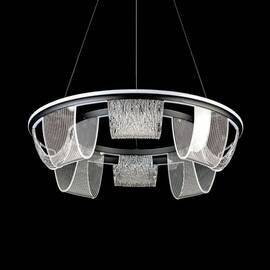 Подвесная люстра LED4U L7706-630 BK