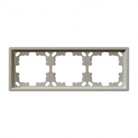 Рамка серия FD 3-постовая, цвет Сахара Jasmart FD1003SH
