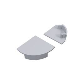 Заглушка без отверстия для алюминиевого профиля 08-21/31 Apeyron 3-08-21-1