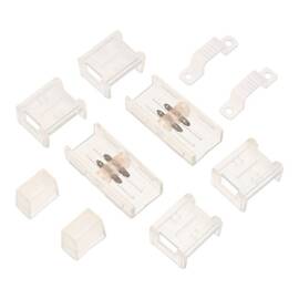 Комплект  для светодиодной ленты SMD 220В соединитель-коннектор, фикс. клипса, заглушка WOLTA WTB-WB