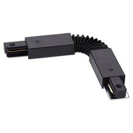 Коннектор гибкий для однофазного шинопровода WOLTA WTL-FC/01B Чёрный