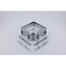 Соединитель для магнитного шинопровода угловой плоский для натяжного потолка Aployt Magnetic track 2