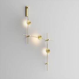 Готовая конструкция настенная прямая со светильниками Plato 3 шт. и блоком питания Maytoni Technical