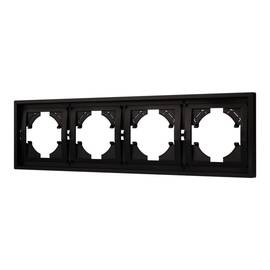 Рамка пластиковая на 4 поста Arlight FRM-TENDO-PL-4-BK 053848
