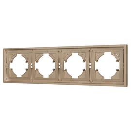 Рамка пластиковая на 4 поста Arlight FRM-TENDO-PL-4-GD 053850