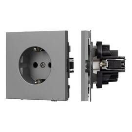 Механизм электрической розетки Arlight SCT-TENDO-MEU1-PL-GR (230V, 16A) 054080