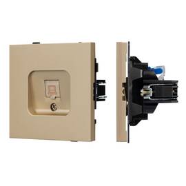 Механизм компьютерной розетки Arlight SCT-TENDO-MPC1-SFPL-GD (RJ-45, CAT6) 054592