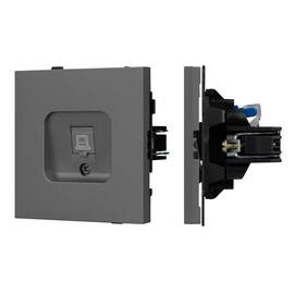 Механизм компьютерной розетки Arlight SCT-TENDO-MPC1-SFPL-GR (RJ-45, CAT6) 054593